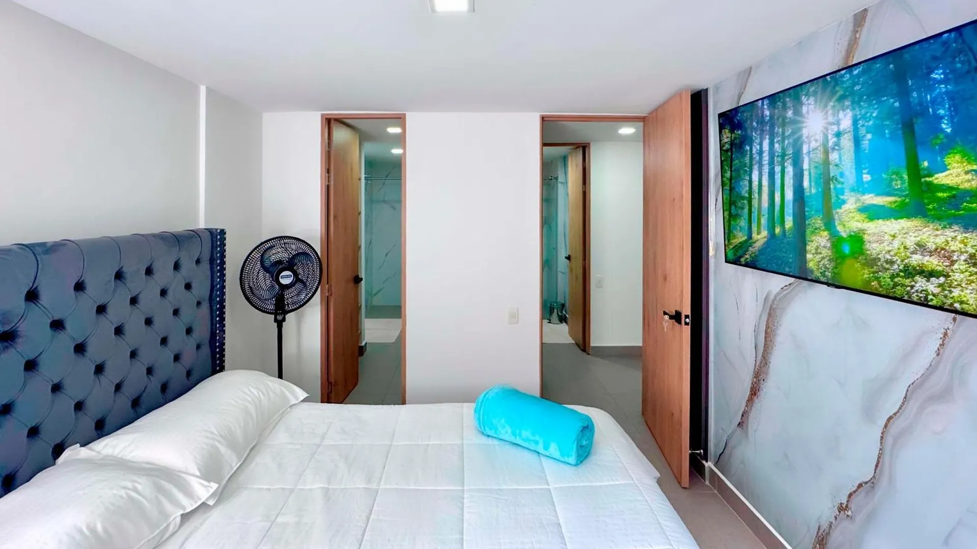メデジン3Br Family & Corporate Friendly El Pobladoアパートメント コロンビア